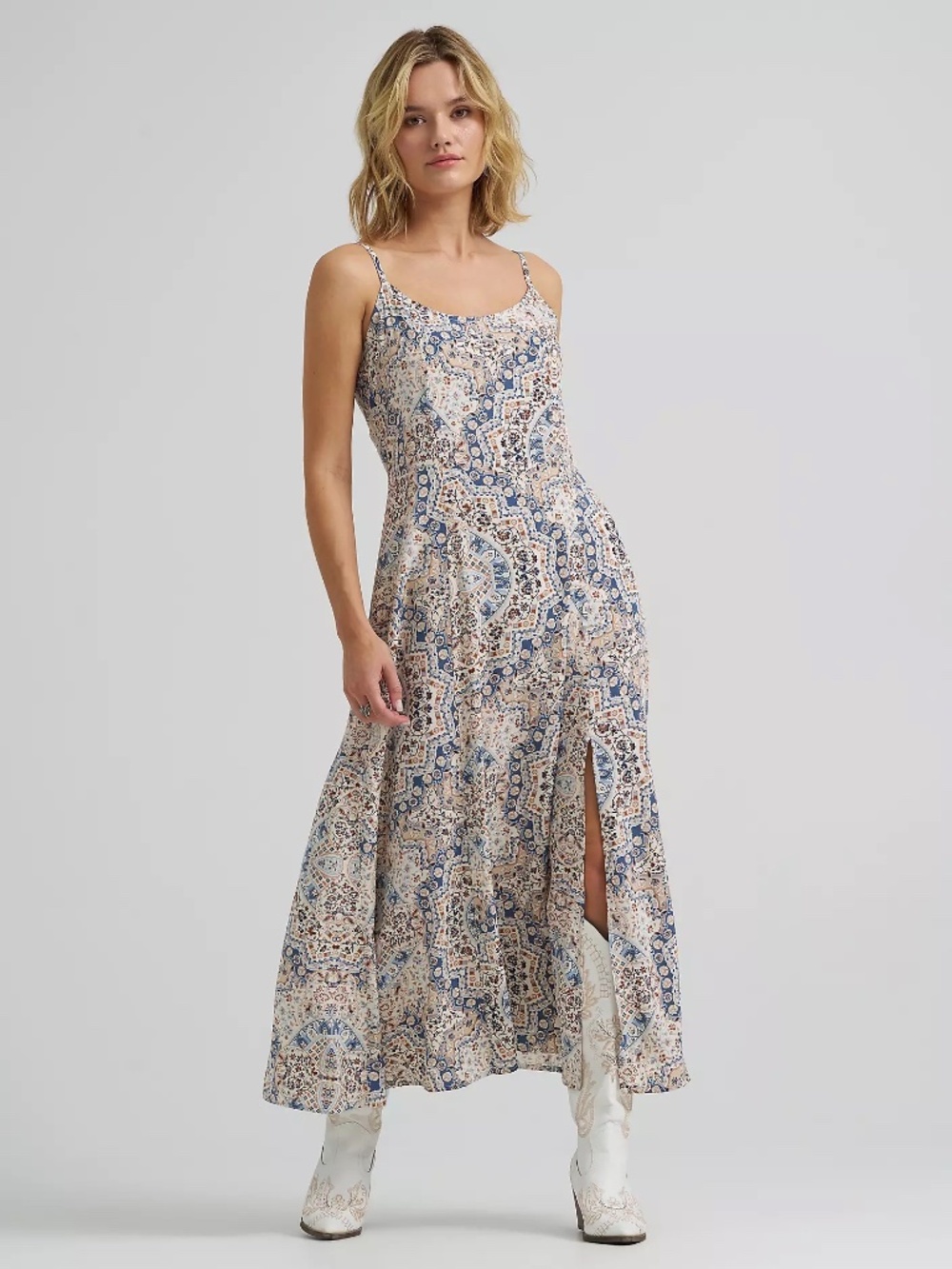 Wrangler Western Tank Maxi Dress Size L